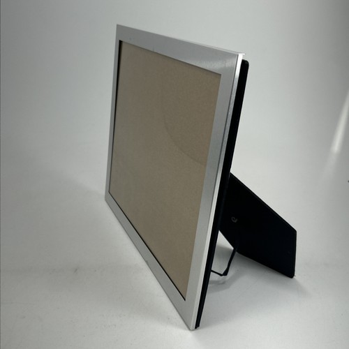 Aluminium Silber Bilderrahmen für 8x10 Bild Echtglas Tischplatte Wandbehang - Bild 4 von 6