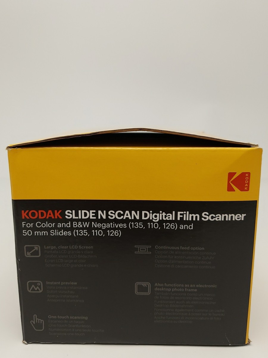 サンダル KODAK Processing Slide BLACK Kodak Slide N Scan Digital Film Scanner for Color/B&W