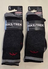 2 Pairs DARN TOUGH MIDWEIGHT with Cushion Socks Unisex M8-9.5 W10-11.5 HIKE/TREK