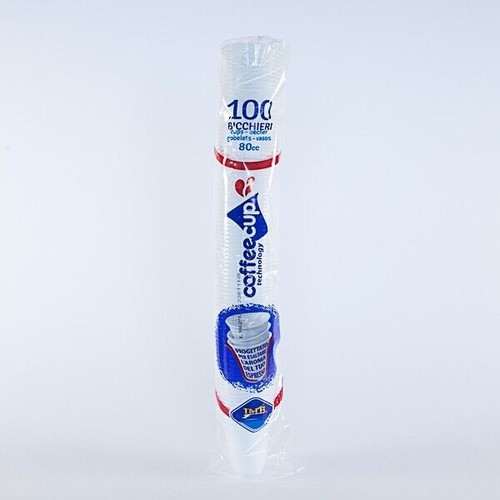 1000pz Bicchierini per caffè in plastica bianchi a 80cc per bevande calde/fredde - Bild 3 von 3