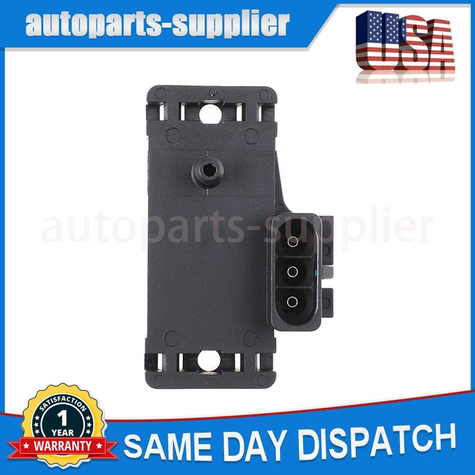 Sensor de presión absoluta colector para Chevy Chrysler Cadillac GMC 12569240 Foto 4 de 4