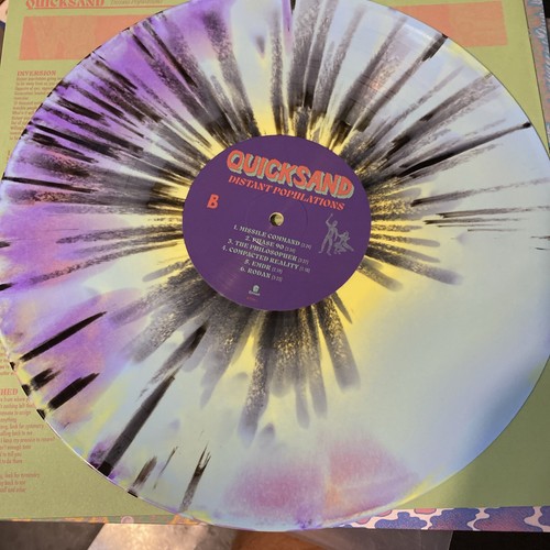 Quicksand "Distant Populations" LP Band Exclusive First Pressing Colored Vinyl - Picture 4 of 5
