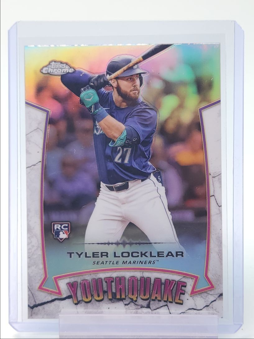 TYLER LOCKLEAR 2025 TOPPS CHROME YOUTHQUAKE ROOKIE REFRACTOR RC Q2754
