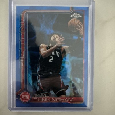 2025-26 Topps Chrome Update Sapphire Cade Cunningham #6 Pistons