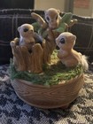 Josef originals musicbox with flocked chipmunks - works - nature - — photo 2