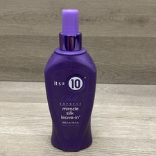 It's a 10 - Silk Express Miracle Silk Leave-In Conditioner 10 oz