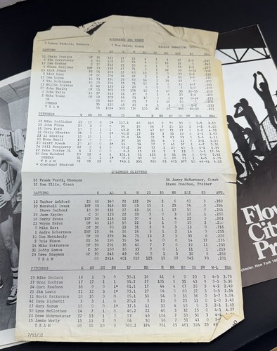 Vtg 7/15/1982 Columbus Clippers @ Rochester Red Wings MiLB Program Don Mattingly - Bild 2 von 14