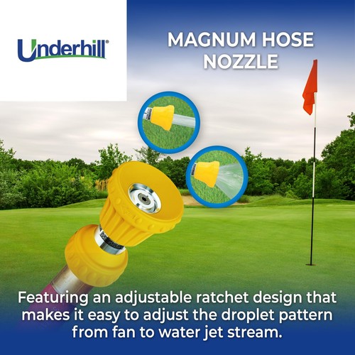 Magnum Garden Water Hose Nozzle, Sprayer, 37 GPM 80 PSI, 3/4-Inch Thread Inle... - Picture 2 of 5