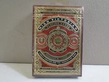HIGH VICTORIAN THEORY 11 PLAYING CARDS RED BRAND NEW SEALED  USA CASINO QUAILTY
