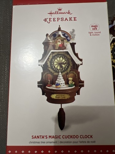 2015 Hallmark Keepsake Santa's Magic Cuckoo Clock - Light, Sound & Motion - Picture 3 of 9