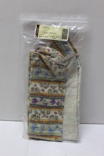 Longaberger Long Serving Basket Liner Botanical Fields 16.5" x 6" x 2" NEW - Picture 1 of 4