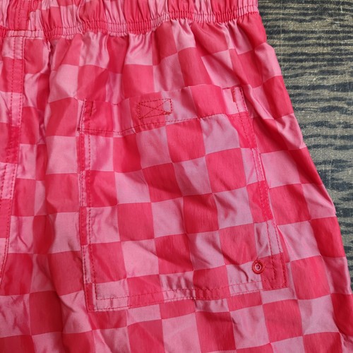 Nike Club Flow karierte Shorts Größe Medium Universität rot weiß Fußball Laufen - Bild 4 von 8