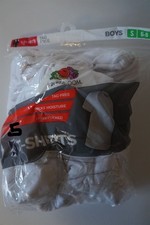 Fruit of the Loom Boy's 5 Pack T-Shirts Undershirts Size S Tag Free OPEN PACKAGE