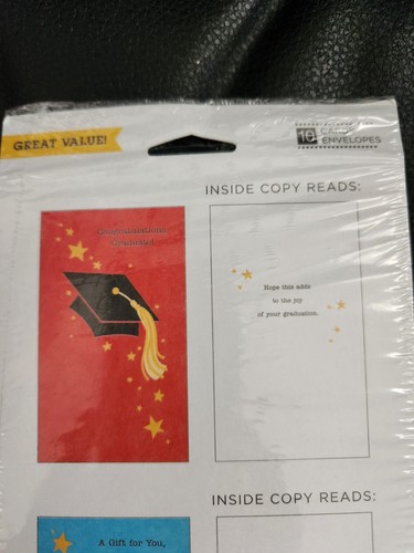 American Greetings Graduation Card Money Holders 10 Gift Card Holder - Picture 3 of 4