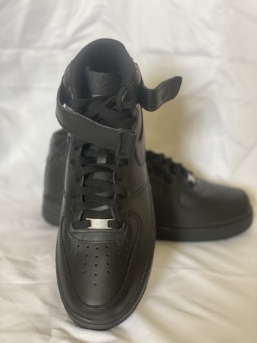AIR FORCÉ 1 MID ‘07 Black/Black SIZE 12 - Picture 2 of 9