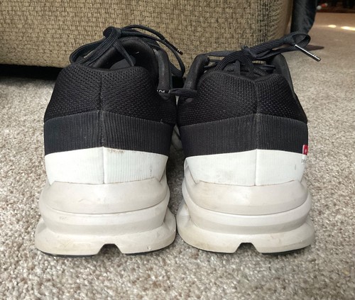 Nice Mens On Cloud Cloudrunner Running Jogging Shoes Size 10 Black Grey White - Bild 4 von 5