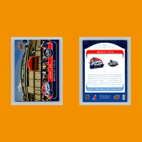 Wrigley Field #WC20 2008-09 Upper Deck MVP Winter Classic Chicago Blackhawks NHL - Picture 3 of 3
