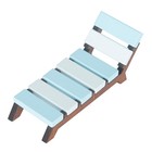  Liegesitz Strand Miniatur Strandkorb Mini-Loungesessel Strandstuhlmodell