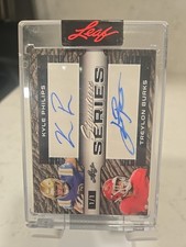 2022 Leaf Signature Series Kyle Philips Treylon Burks Dual Auto One of One (1/1)