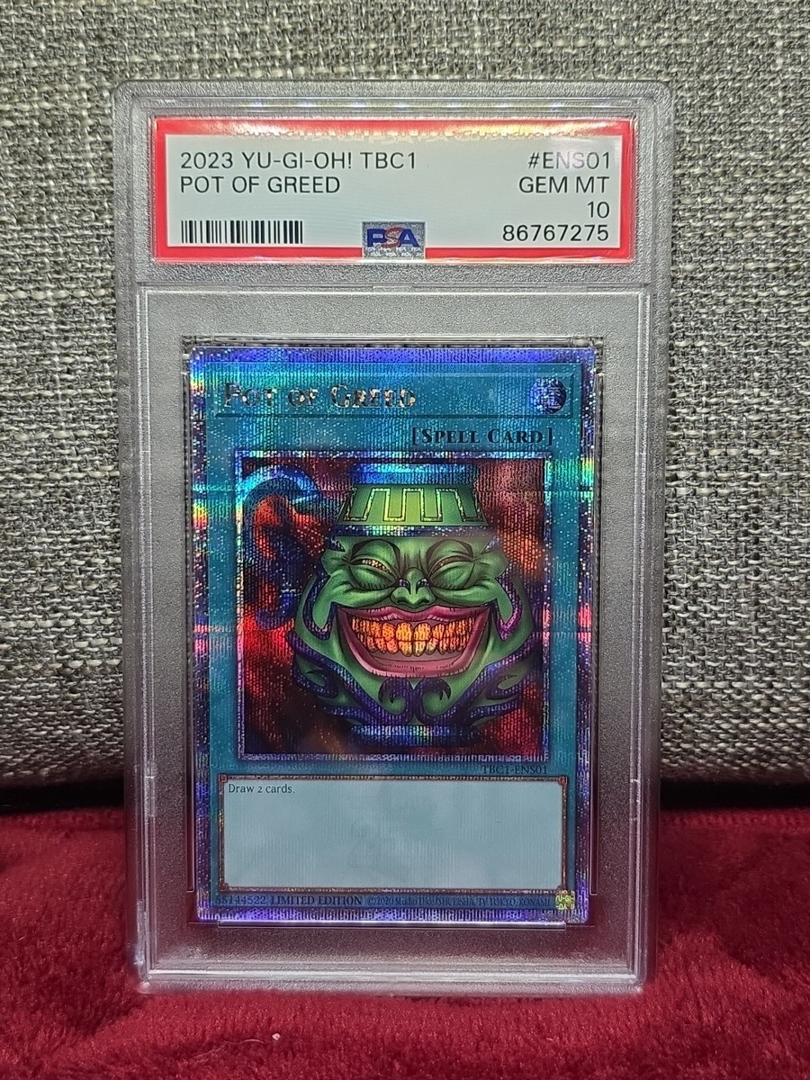PSA10 強欲な壺　ウルトラレア　４枚セット　POT OF GREED Yugioh 2010 Pot of Greed PSA 10 Gem Mint Ultimate Rare UTR