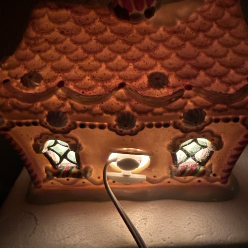 Vintage 2001 Sugarplum Valley Weihnachten Deluxe beleuchtetes Lebkuchenhaus - Bild 16 von 22