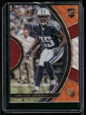 ADOREE JACKSON  2017 Panini Select Prizm Tri Color Prizm Rookie Card #D /199. rookie card picture