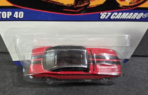2007 Hot Wheels Since 68 Top 40 ‘67 Camaro Red/Black Redline - Picture 3 of 5