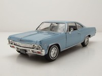 Chevrolet Impala Ss 396 1965 Blau Metallic Modellauto 1:24 Welly