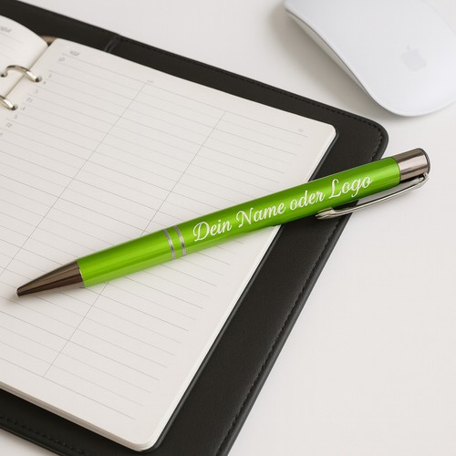 Exklusiver Metall-Kugelschreiber mit individueller Gravur – Dein Name, Dein Logo - Bild 5 von 10