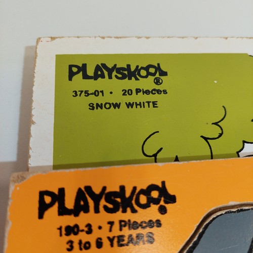 13 Assorted Vintage puzzles  classroom Playskool. SESAME STREET. WINTHROP-ATKINS - Picture 18 of 24