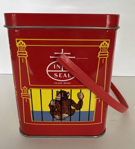 Barnum's Animals Tin w Plastic Handle 1995 Vintage 7” L x 4” W x 6” H EUC - Picture 5 of 10