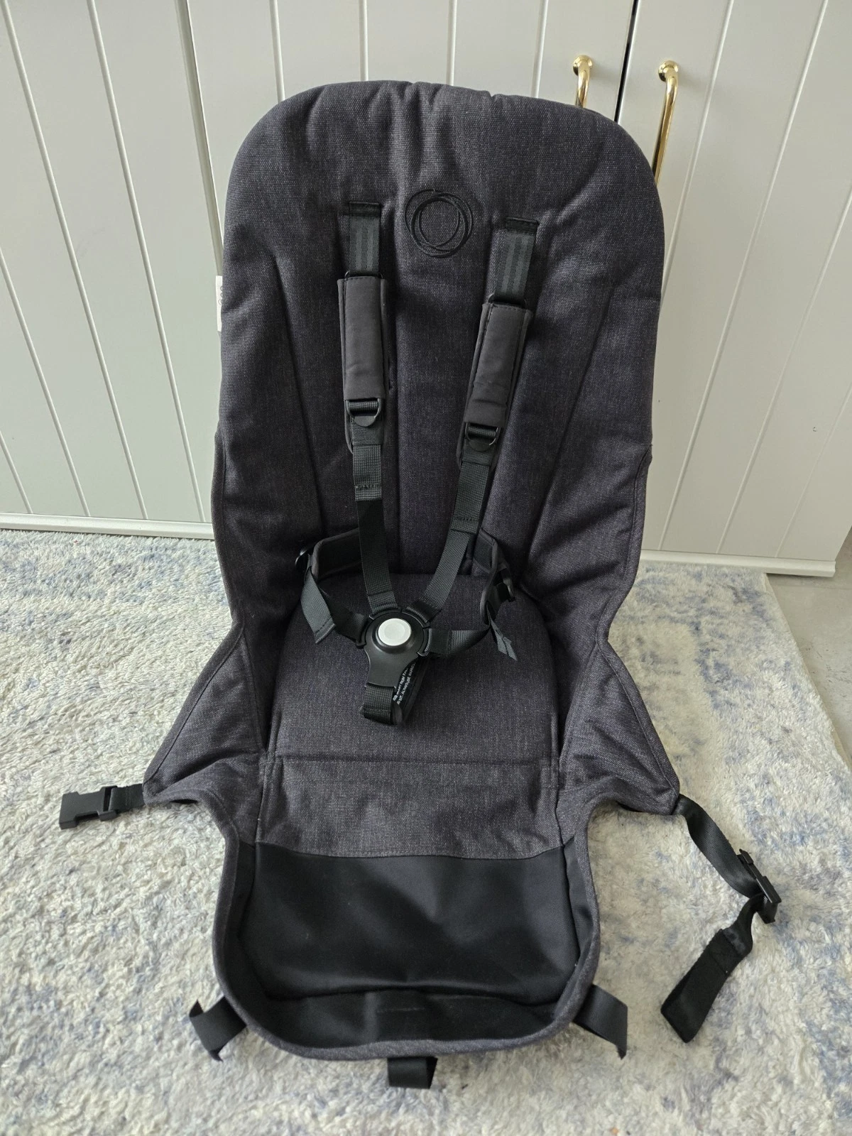 Bugaboo donkey 3 mineral washed Black seat fabric with harness