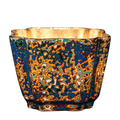 Lacquerware tea set, handmade lacquer light luxury gilt kung Fu tea cup gift box - Picture 6 of 33