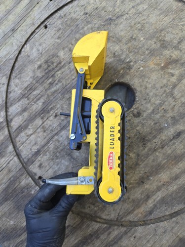 Vintage Tonka Toy Track Loader Yellow Pressed Steel Made In USA - Picture 7 of 19