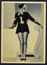 BRITISH AMERICAN (PRINTED) - GRACE AND BEAUTY (1-45) - #29 CLAIRE TREVOR