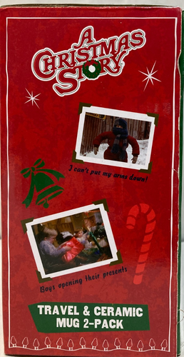Combo Taza Viaje y Cerámica Una Historia de Navidad Película Paquete de 2 Nuevo En Caja Idea de Regalo - Imagen 5 de 5