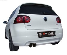 Remus Racing-Komplettanlage ab Kat VW Golf 5 GTI 2x84mm Street Race rund
