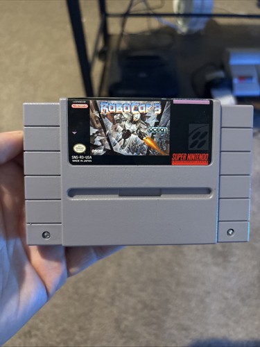 Robocop 3 - Super Nintendo - SNES Authentic - Tested - Vintage - Video Game - Picture 1 of 4