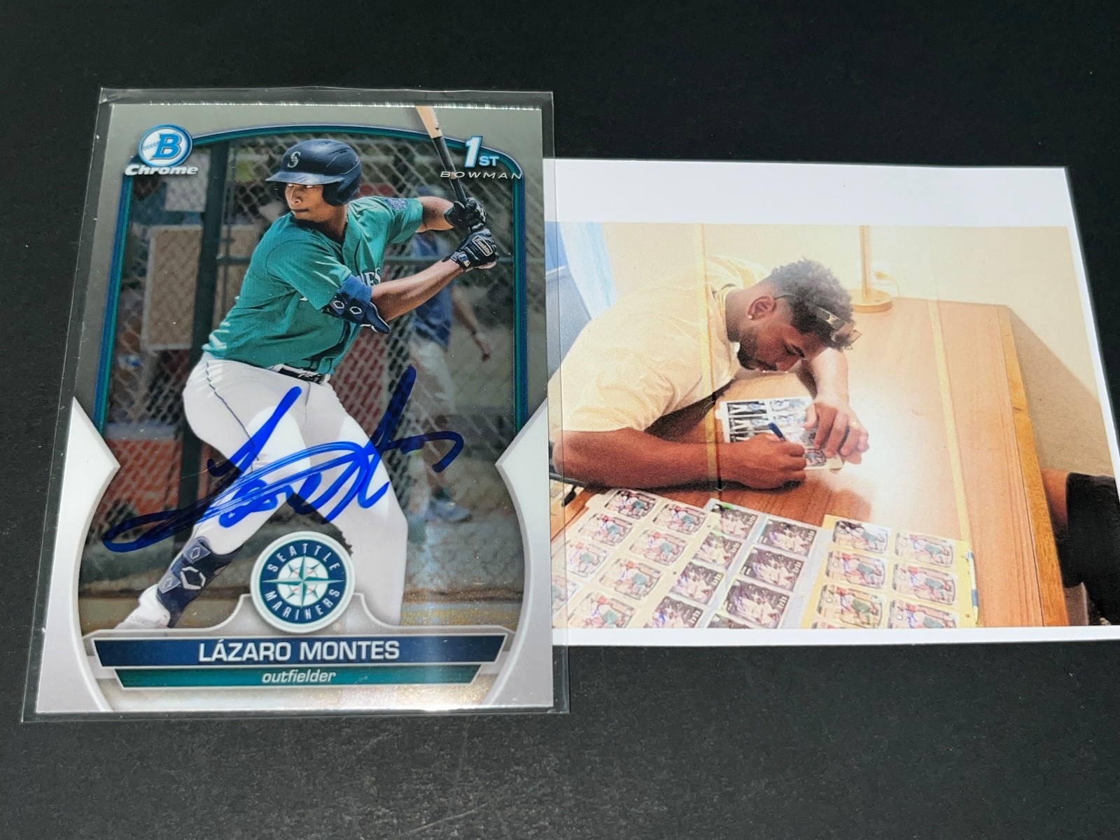 Lazaro Montes 2023 Bowman #CPA-LM Chrome Prospect Auto (1st) Price