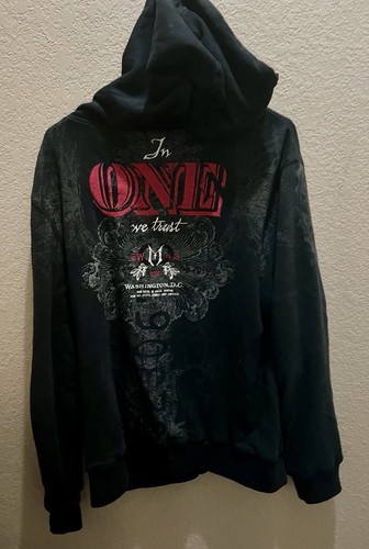 Vintage Herren MONARCHY Hoodie mit Reißverschluss vorne - Bild 4 von 4