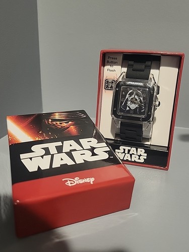 Accutime | STAR WARS Watch Darth Vader | Black Synthetic Band | Brand NEW - Picture 11 of 13