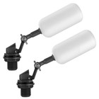 2 Pack Water Float Valve 1/2 inch, 1/2" Brass Float Ball Valve with Adjustabl...