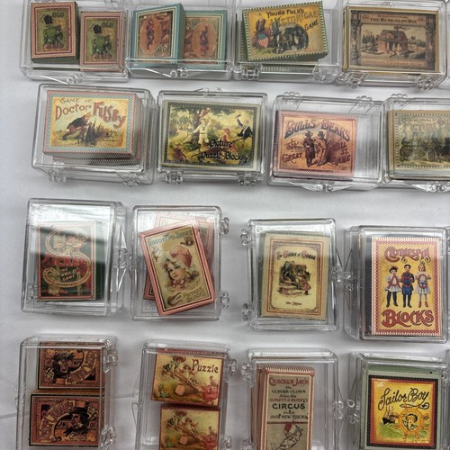 Vintage Dollhouse Miniature Game Boxes - Picture 2 of 11