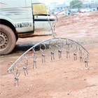  2 Count Laundry Hanger for Socks Clothes Stainless Steel Drying Hook