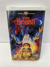 The Hobbit (VHS, 1999, Clam Shell) J.R.R. Tolkien Animated Cartoon EUC