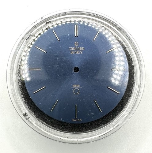 Preowned Genuine Concord 20.81.218 Quartz 29.0mm Blue Dial Part - Picture 3 of 3