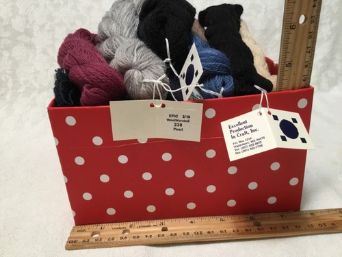 32 EPIC Wolle Garn Stangen Posten Nadelspitze Gobelin Weben Stricken Sticken - Bild 9 von 9