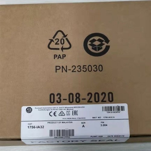 New Allen-Bradley 1756-IA32 Series A 32 Point ControlLogix Input Module US - Picture 2 of 2