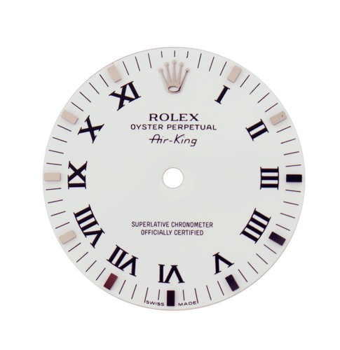 ROLEX ORIGINAL WHITE ROMAN AIR KING DIAL 114200 114210 - Bild 1 von 2