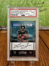 2017 PANINI CONTENDERS ROOKIE OF THE YEAR  #RY-LF LEONARD FOURNETTE  AUTO PSA 9